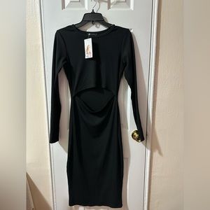 NWT Pretty Garden With Keyhole detail in the middle dress